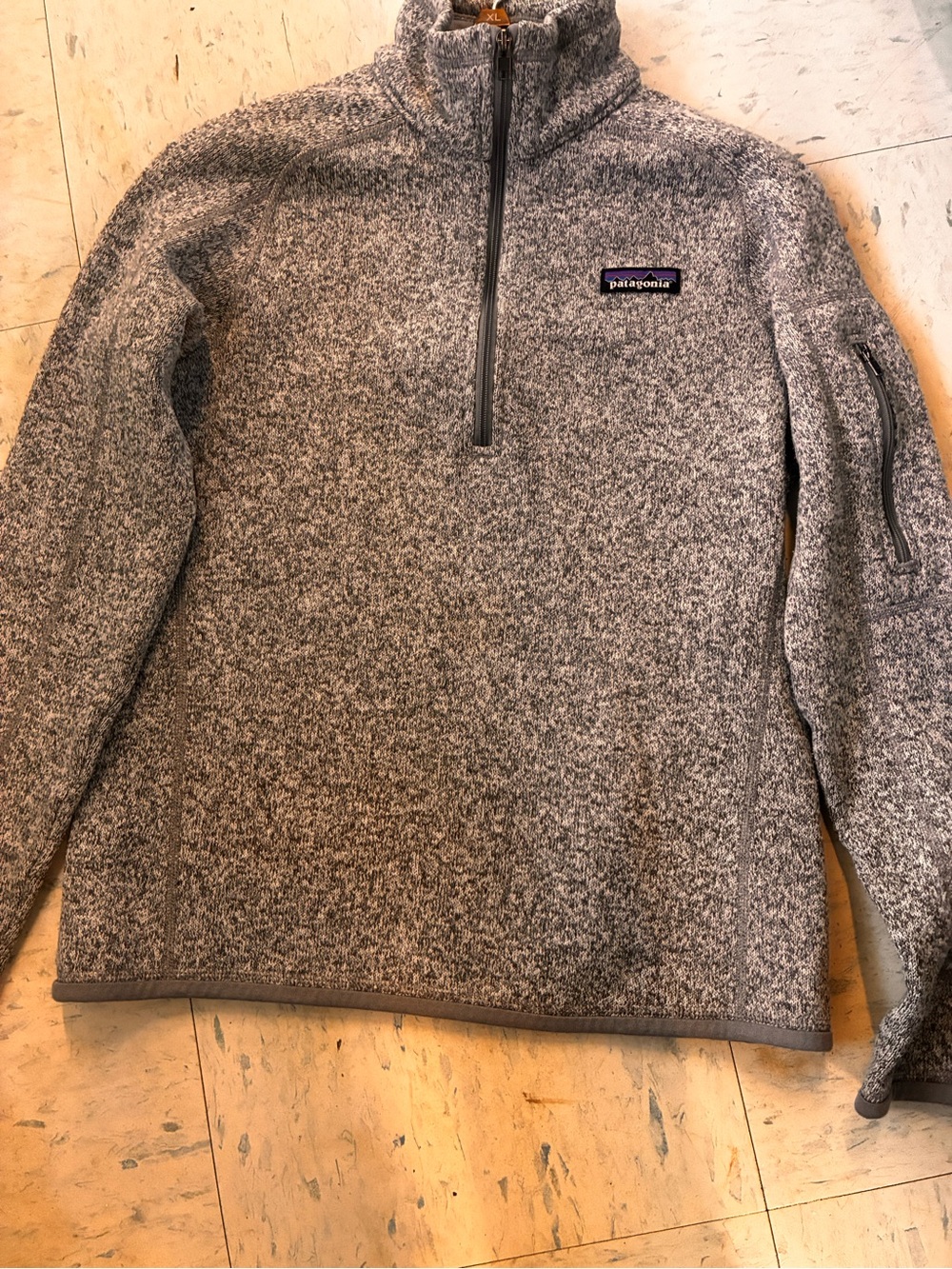 Patagonia Gray Heather Half-Zip Women's Fleece Pullover